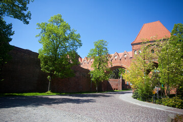 Gotycki zamek w Toruniu, Polska. Gothic castle in Torun, Poland © 123108 Aneta