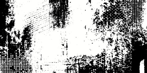 Abstract distressed texture with a gritty, monochromatic palette, showcasing a chaotic yet visually striking composition with a vintage feel. © ABRAR