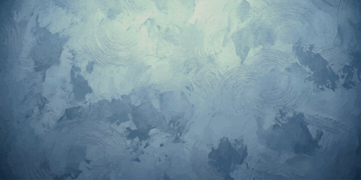 An abstract, artistic texture with swirling patterns of blue and white paint, evoking a sense of movement and depth.