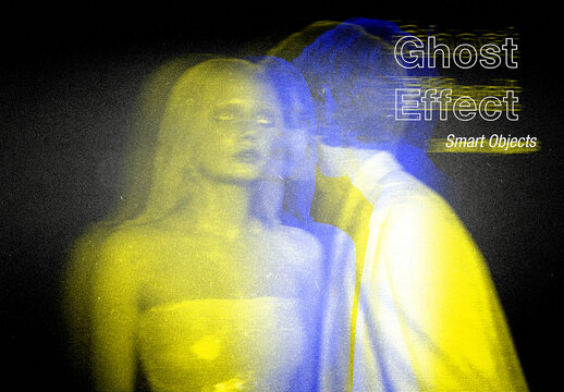Ghost Double Exposure Photo Effect