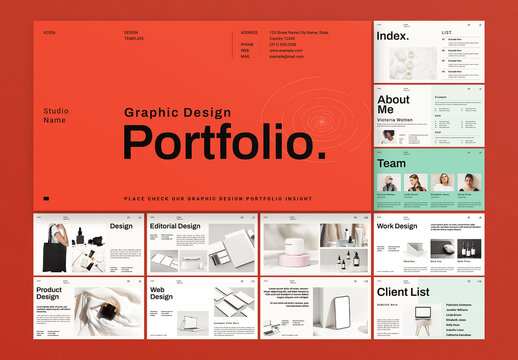 Graphic Design Portfolio Presentation Template