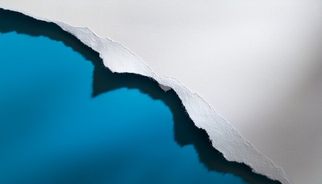 Ripped White Paper Isolated On Transparent Background Torn Paper Edges With Copy Space