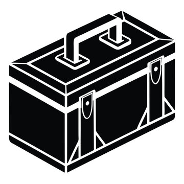 toolbox silhouette logo  minimalist silhouette log