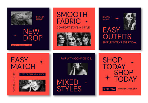 Minimal Fashion Social Media Post Template