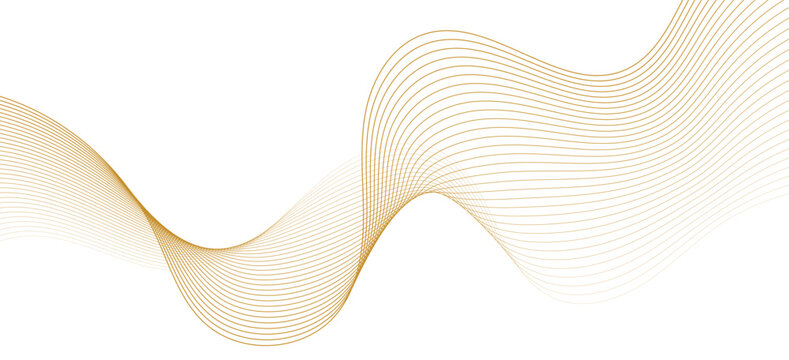Abstract Gold Wave Grid Lines Background, Luxury Corporate Presentation Backdrop, Elegant Premium Business Banner Design, Silk Fluid Golden Ribbon Texture, and Digital Soundwave Concept Art Element
