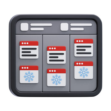 frozen task board