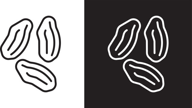 Dried fruit icon