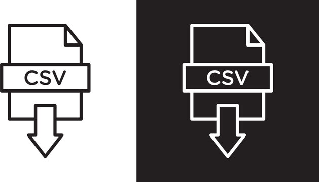 Download CSV file icon