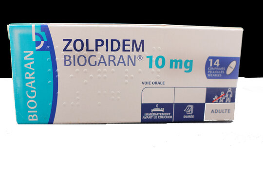 Boite de comprim&eacute;s de Zolpidem 10mg de Biogaran