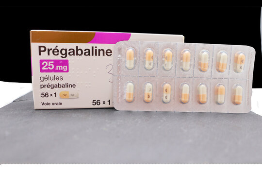 boite de g&eacute;lules Pr&eacute;gabaline du labo Mylan