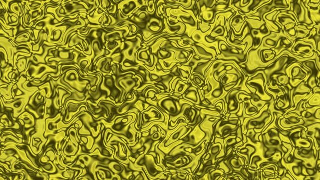 Abstract organic yellow pattern background with curved shapes textures and fluid design; seamless vibrant modern backdrop for creative projects