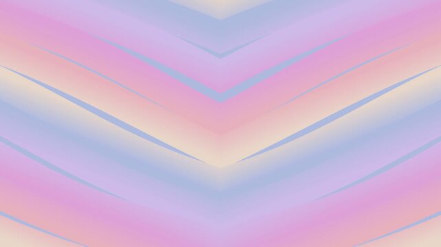 Abstract pastel chevron pattern background; light gradient stripes in soft blue pink and yellow for modern design and decoration