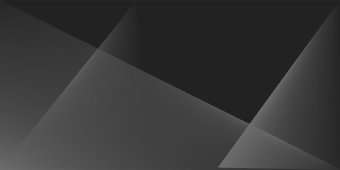 Obraz premium Grainy triangles overlapping on dark gray background. Mesh geometric pattern black and gray stlye