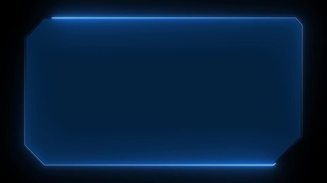 HUD, UI, GUI futuristic user interface screen animation. High tech screen for video game. Sci-fi concept design. Callouts title. Motion graphics of title concept. 4k animation motion graphics video.