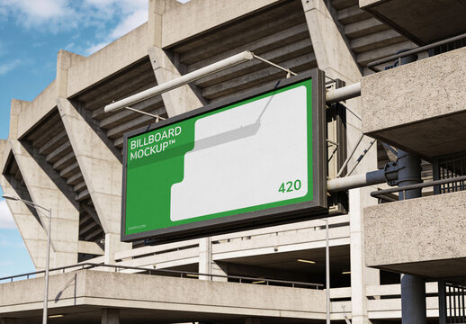 Stadium Billboard Mockup