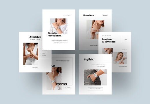 Minimal Business Social Media Templates