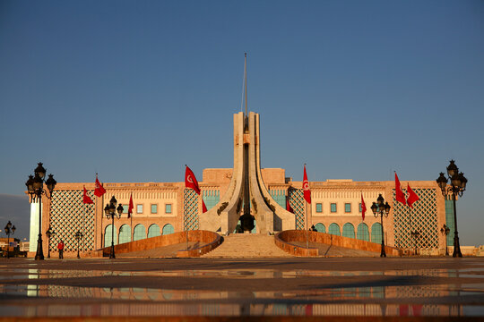 Tunisia, Tunis, view to presidential palace