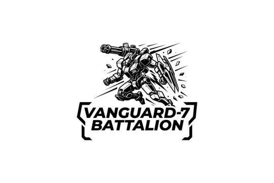 Vanguard 7 Battalion Logo Design.