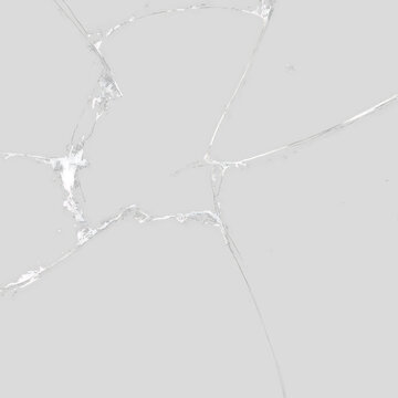 Broken Glass Hole with Radial Crack Pattern PNG