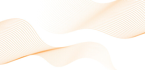 abstract flowing lines background, orange and white color wave background, clean background © BG DSgin