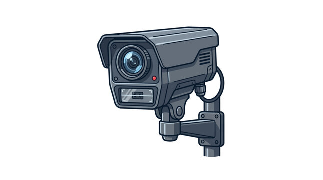 A security camera is mounted on a wall for surveillance purposes in 2026-07-07 (361).ai