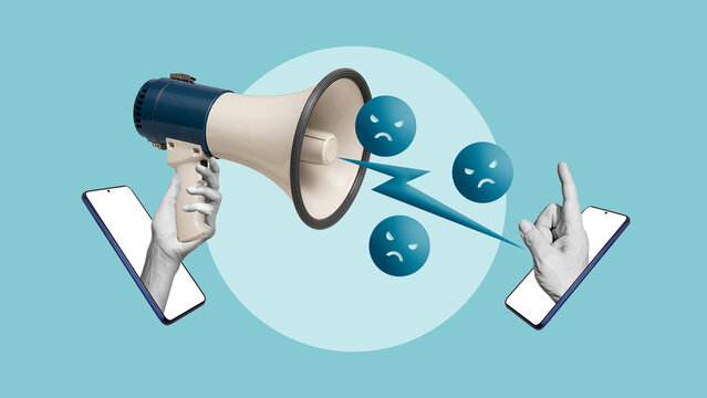Online Radicalization Concept with Digital Propaganda, Social Media Manipulation, Extremist Influence, Algorithmic Amplification, Hate Speech, Misinformation, Polarization and Online Safety Risks