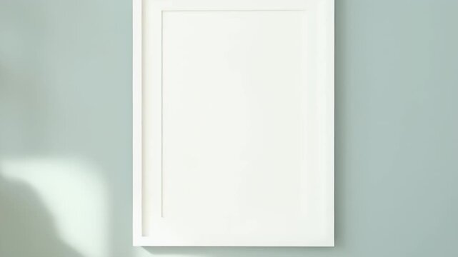 empty room with white furniture and green wall.