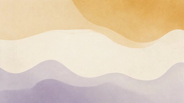 Abstract background with smooth, flowing pastel shapes and neutral tones