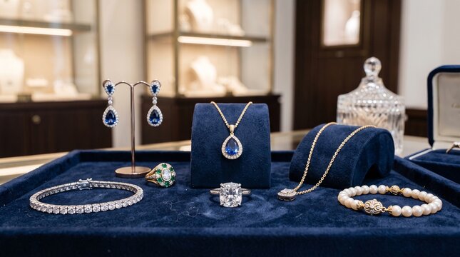 Luxury Pearl Necklace and Earrings in Jewelry Box on Elegant Bedroom Interior Table with Vintage Decor Cushions Flowers and Sophisticated Home Hotel Style Furniture Design