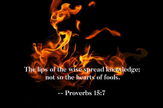 Proverbs 15 7