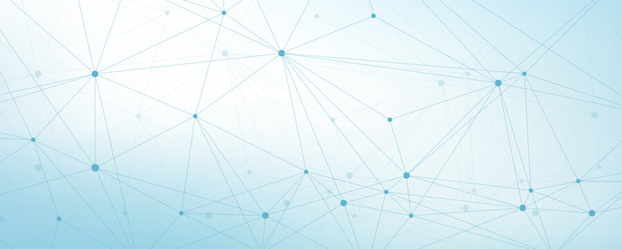 Global network connection concept. Big data visualization. Social network communication in the global computer networks. Internet technology. Business. Science. Vector illustration