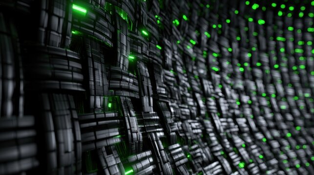 Glowing encrypted storage texture