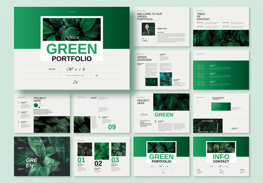 Green Portfolio Landscupe Template