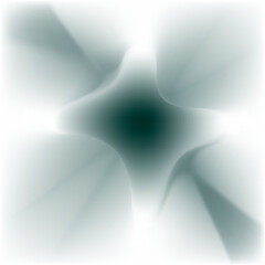 Abstract dark teal and white fluid gradient background with dynamic cross shaped waves © SarifinJahan