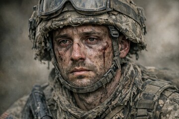 Fototapeta premium Close-up of a person wearing protective gear, suitable for action shots or outdoor activities