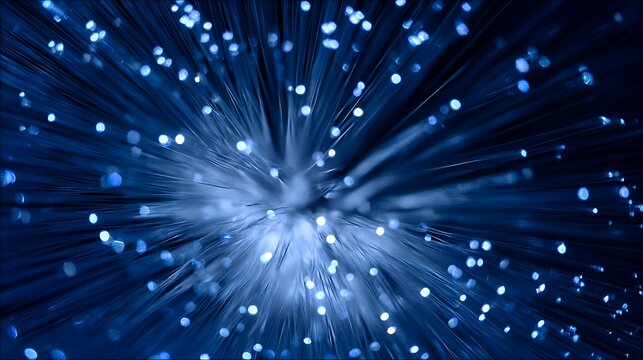 abstract blue background with stars