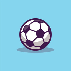 Fototapeta premium Soccer Ball Cartoon Vector Illustration