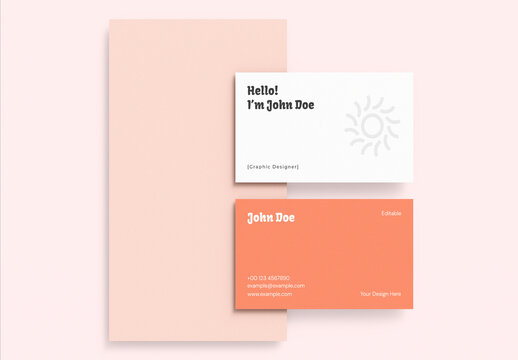 Business Card & Stationery Mockup Set