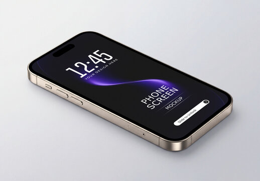 Smartphone Screen Mockup Template