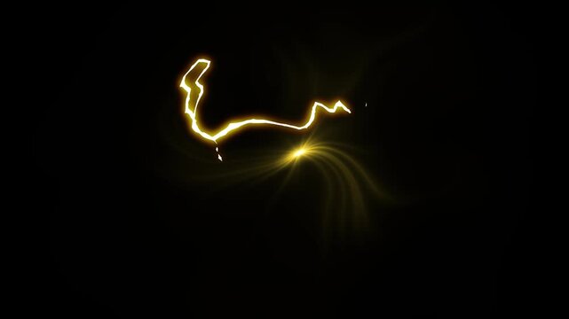 Electric lightning explosion flash fx animation with high voltage thunder shockwave, glowing plasma energy burst, dynamic electric bolt discharge, hand drawn cartoon storm sparks overlay, 4K
