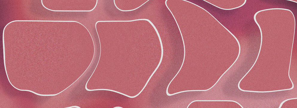 Red abstract grainy background with shapes