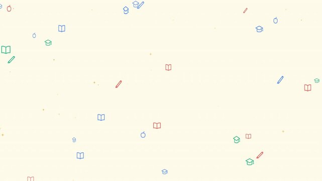 Colorful motion of abstract confetti falling in slow motion for celebration and festive events.
