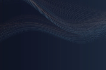 Ethereal glowing wave patterns in deep blue tones abstract gradient © Solaiman77