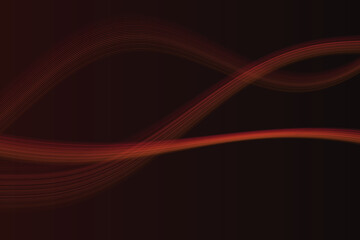 Ethereal glowing red-orange fluid motion trails on dark background, motion trails red orange © Solaiman77