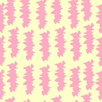 pink color seamless abstract geometric pattern with vertical zig zag line .
