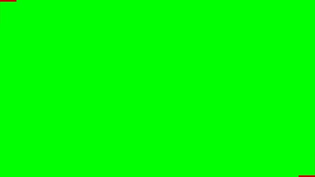 Breaking News Update Graphic Template with Urgent Global Market Analysis Headline on Green Screen