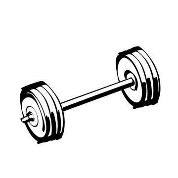 burbell black line element