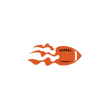 American football sport logo design