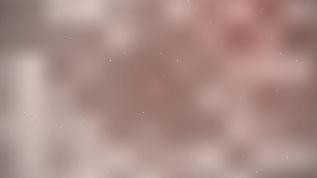 Cosmic Nebula Sky with Scattered Stars in Red and Orange Tones for Abstract Background