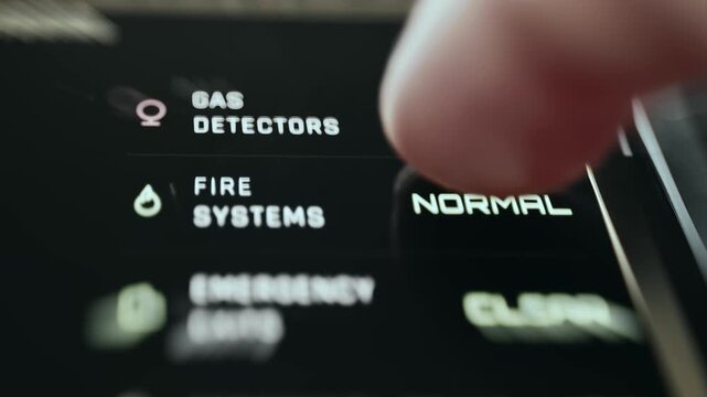 Safety dashboard monitoring panel for Oil Refinery showing 4 active alerts triggered by the Gas Detectors